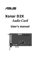 Asus xonar d2x windows 10