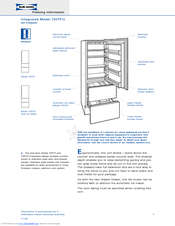 Sub-zero 700TF Manuals