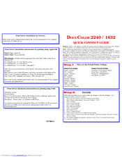 Xerox DocuColor 1632 Manuals
