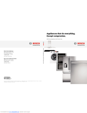 Bosch B22cs50sns Fridge Freezer8 Manuals