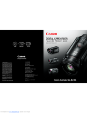 Canon Vixia HF R20 Manuals