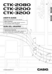 Casio CTK-3200 Manuals