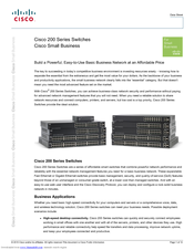 Cisco Small Business SG200-26 Manuals