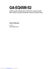 DOWNLOAD DRIVER: GIGABYTE GA-EQ45M-S2 INFINEON GIGABYTE GA-EQ45M-S2 INFINEON WINDOWS 7 DRIVER