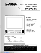 magnavox owner manual manuals