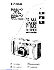 Canon Sure Shot 90u Ii Manual