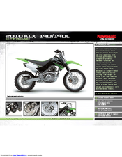 Kawasaki Klx 140 Brochure 2010 Manuals