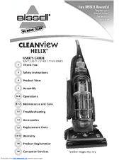 Bis Cleanview Helix Deluxe Vacuum User Manual Pdf
