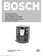 Bosch Tca 6001 Uc Manuals