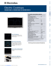Electrolux EW30EC55GB - 30" - Electric Cooktop Manuals