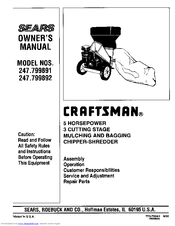 Craftsman 247 799890 Owner S Manual Pdf Craftsman 247 799890 Owner S Manual Pdf