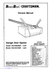 Craftsman 139 53626sr Manuals