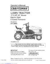 lawn tractor manuals pdf