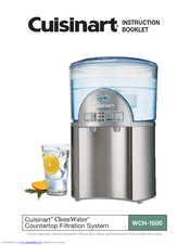 Cuisinart Cleanwater Wch 1500 Manuals