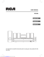 Rca RTD396 Manuals