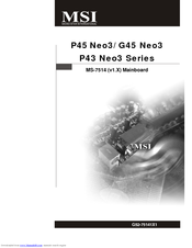 MSI P43 NEO3 DRIVERS DOWNLOAD MSI P43 NEO3 DOWNLOAD DRIVERS