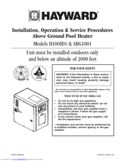 Hayward H-Series Manuals