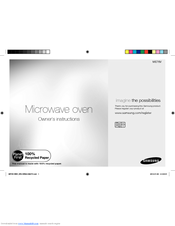 Samsung Me76v Manuals Manuals And User Guides For Samsung Me76v We Have 1 Manual Available Free Pdf Owner S Instructions