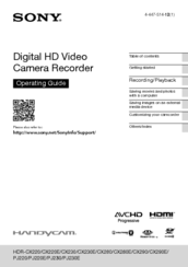 Sony hdr cx220e инструкция ремонт пылесосов самсунг в москве