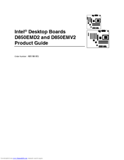 intel d850emv2 manual Intel desktop board d850emv2 manuals.