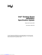 intel d850emv2 manual Intel desktop board d850emv2 manuals.