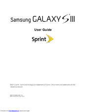 Samsung Galaxy S Iii User Manual Pdf