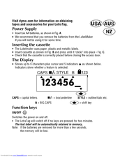 Dymo Letratag Label Maker User Manual