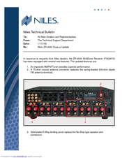 Niles ZR-4630 ZR-4630 Manuals