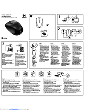 How can you find instructions for a Logitech mouse?