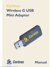 corinex wireless g usb mini adapter