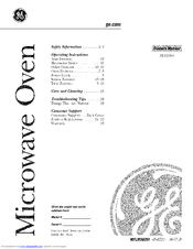 Ge Peb2060 Manuals Ge Peb2060 Owner S Manual