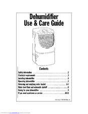 Comfort Aire Dh25j3 Manuals