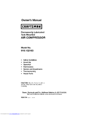 Craftsman 919.152163 Manuals