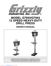 Grizzly G7943 Owner S Manual Pdf Download