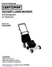 Sears craftsman lawn mower manual