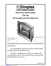 Dimplex Optiflame Electric Fireplace Pdf User Manuals. View online or download Dimplex Optiflame Electric Fireplace User Manual