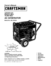 Manual Planta Electrica Craftsman 4000