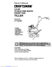 Craftsman Front Tine Tiller Manual