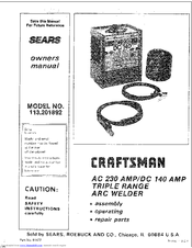 Free craftsman manual downloads