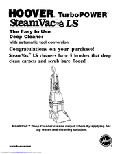 steamvac hoover turbopower scrub
