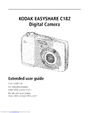 Kodak C182 - EASYSHARE Digital Camera Manuals