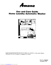 amana care use manual manuals