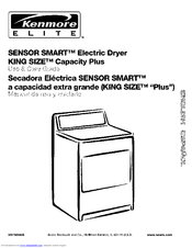 Kenmore Elite Sensor Smart 110 Manuals