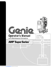 Genie AWP-25S Manuals