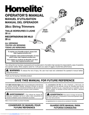 Homelite weed eater manual