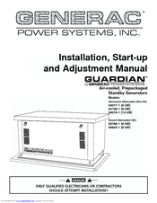 Generac Systems 04077 01 04109 1 04079 00789 00844 Installation And Adjustment Manual Pdf Manualslib Generac Systems 04077 01 04109 1