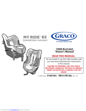 Graco 8l00cde My Ride 65 Convertible Car Seat Manuals Graco 8l00cde My Ride 65 Convertible Car Seat Owner S Manual