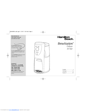 Hamilton beach brewstation deluxe manual arts