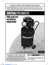 central pneumatic manual instructions owner safety manuals pages