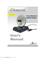 Hawking Hwug1a Usb 2.0 Wireless G Adapter With Removable